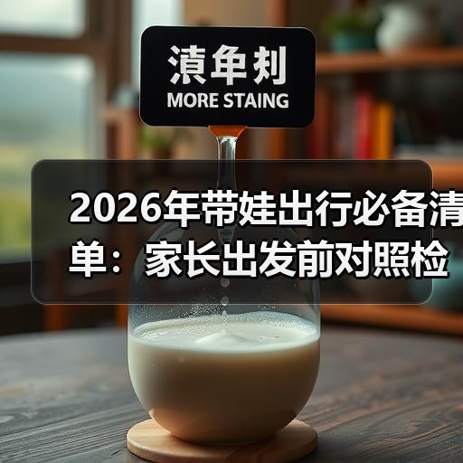 2026年带娃出行必备清单：家长出发前对照检查的12项物品