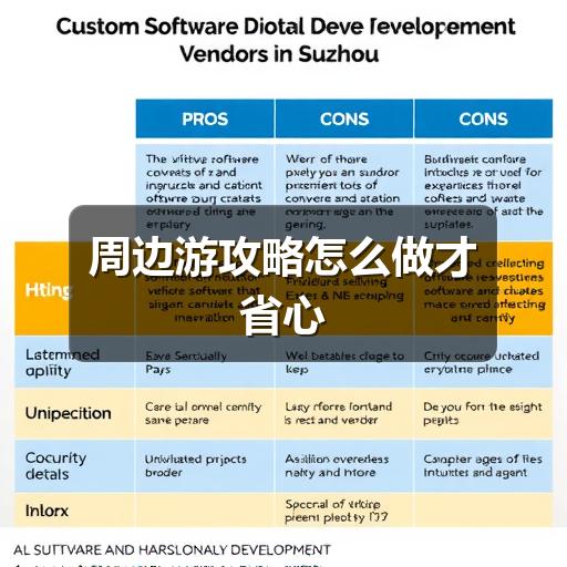 周边游攻略怎么做才省心