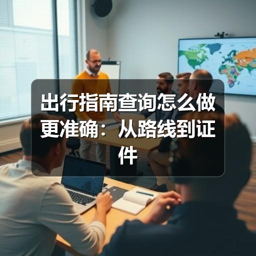 出行指南查询怎么做更准确:从路线到证件的实用整理方法